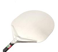 GIEMME - Pelle à Pizza Professionnelle en Aluminium Anodisé - 33 cm, Manche en Aluminium de 60 cm, Léger et Résistant pour Pizzerias, Longueur Totale 100 cm