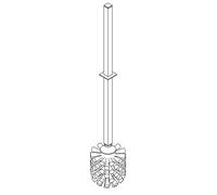 Giese Manche de rechange avec tête de brosse WC, 81186-02,
