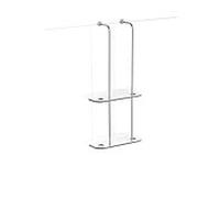 Giese Panier de douche Bodyguard 30460-02 chromé , • avec côté Halter pour rasoirs