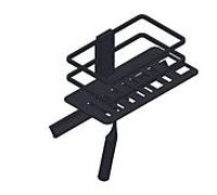 Giese Panier de douche piano 30766-14 Halter pour rasoir + essuie-glace, noir mat