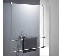 Giese Server Porte-serviettes de bain pour paroi en verre, 30858-02,