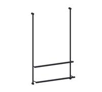 Giese Server Porte-serviettes de bain pour paroi en verre, 30860-14,
