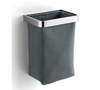 Giese serviettes invité 40510-02 chrome, insert en tissu anthracite