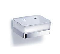 Giese WC -Récipient en papier humide Uno 3177102 chromé , verre cristal satiné