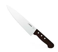 Giesser depuis 1776 - fabriqué en Allemagne - couteau de chef avec manche en bois antidérapant Kotibe, 20 cm, inoxydable, couteau de cuisine pointu riveté 8450 20