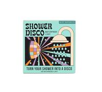 Gift Republic Lampe de douche disco - Eclairage de salle de bain LED étanche - Rechargeable par USB - Amusant et facile à utiliser - Accessoire de salle de bain unique à ventouse