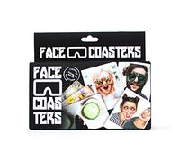 Gift Republic Tapis de bière « Face Dessous de Verre » en Carton, Multicolore, 15,5 x 3,5 x 13 cm