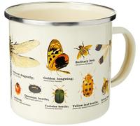 Gift Republic Tasse Les Insectes, émail, Multicolore