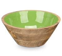 GIFTDECOR Bol en bois de manguier 24 cm vert
