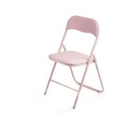 Giftdecor Chaise Pliante PVC Rose 88x6x45 cm (Set de 6)
