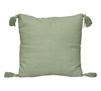 Giftdecor Coussin Ever Rayures Menthe 45 x 45 cm Extérieur 100% Coton Remplissage Polyester Vert (Set de 8)