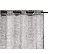 GIFTDECOR Rideau visillo gris foncé 140x260 cm, lot de 6