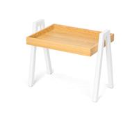GIFTDECOR Table auxiliaire pieds blancs