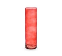 Giftdecor Vase en verre cylindrique 15x50 cm couleur teinte