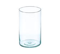 GIFTDECOR Vase en verre transparent cylindrique 12 x 21 cm (Set de 12)