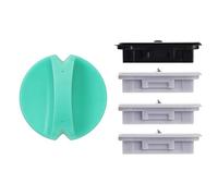 Giftgorde Lot de 4 lames de rechange pour massicot Fiskars, lames de rechange avec toutes les séries de débroussailleuses Fiskars/portables et de précision, 3 lames de coupe et 1 lame de score, bleu