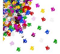 Gifts 4 All Occasions Limited SHATCHI-153 Lot de confettis pour fête d'anniversaire 16 ans 14 g