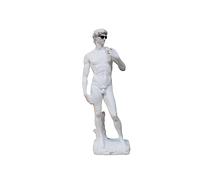 Gifts Direct 2 U David Statue Lunettes de soleil Michelangelo Blanc Cool Dude Man Figurine Ornement