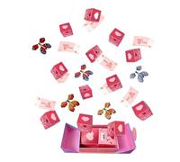 gifyym Boîte de rangement pliable à thème saint | pour les propositions de mariage, avec enveloppe rouge | pour anniversaire proposition de déclaration de diplôme partenaire copains copines épouses