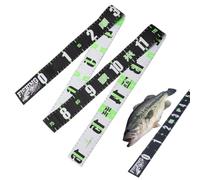 gifyym Mètre ruban de pêche - 1,6 m - Pliable - Étanche - Accessoire de | Outil de mesure de poisson pour pêcheur, eau salée, yacht, pont, établi, coffre réfrigérant