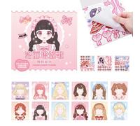 gifyym Princess Dress Up Sticker Book - Fashion Activity | Kids DIY Toy