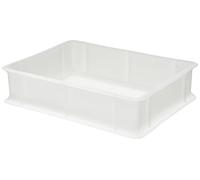 Giganplast Modèle Service Caisse à pâtons - Idéale pour pain et pizza - Dimensions : 30 x 40 x 10 cm - Blanche