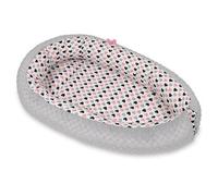 Gigoteuse cocon coeurs roses-noirs-gris - gris