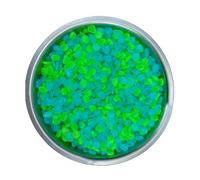 Gihioue Lot de 500 galets décoratifs phosphorescents dans le noir - Pierres lumineuses colorées pour l'aménagement paysager - Pour cour, jardin, étang, aquarium, bassin à poissons, cheminée