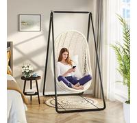 gihusrzx Support de chaise hamac robuste en forme de A, cadre de balançoire simple pour hamac de yoga, balançoire pour bébé, forte capacité de charge, support anti-déformation, porte-balançoire en