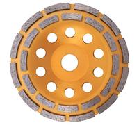 Giilayky 150Mm 7 Pouce Diamant 2 Rangée Segment Meule Disque de Ponçage Ponceuse Coupe Abrasif Outils Abrasif 22 Mm Trou pour Béton