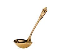 Giilayky 304 Acier Inoxydable Louche à Soupe Outil de Cuisson Accessoires de Cuisine CuillèRe en ou Vaisselle Plaqué ou CuillèRe de Service à Soupe