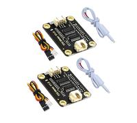 Gikfun Lot de 2 capteurs TDS pour conductivité d'eau, module de capteur de sortie analogique 0-1000 ppm avec sonde étanche, compatible avec Arduino pour hydroponie, laboratoires, test de qualité de