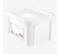 Bac HACCP 15 L rectangulaire + couvercle - blanc