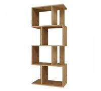 GILDA - Bibliothèque modulable style moderne - Dimensions 59.5x30x140 cm - Meuble séparateur de pièce