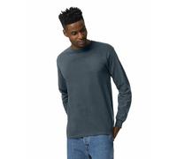 Gildan Lot de 2 t-Shirts à Manches Longues en Coton pour Homme, Bruyère foncé (Lot de 2), XXL