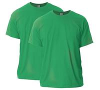 Gildan Lot de 2 t-Shirts pour Homme, Vert Irlandais (Lot de 2), M