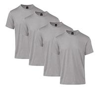Gildan Softstyle G67000 Lot de 4 t-Shirts à Manches Courtes Style CVC, Ciment, XL Homme