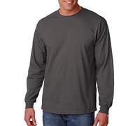 Gildan - T-Shirt à manches longues - Homme noir Anthracite Medium
