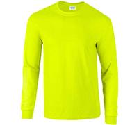 Gildan - T-Shirt à manches longues - Homme vert Vert fluo Medium