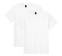 Gildan T-Shirt Unisexe pour Adulte, Style G8000, lot Multiple, Blanc (Lot de 2), Taille XL
