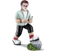 Gilde Clown, "Bleib fit", Kunstharz, mehrfarbig, VE 1, L. 10 cm, B. 7 cm, H. 14.5 cm 10285 4063387102855