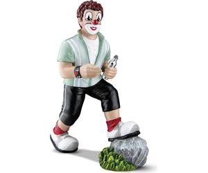 Gilde Clown, "Bleib fit", Kunstharz, mehrfarbig, VE 1, L. 10 cm, B. 7 cm, H. 14.5 cm 10285 4063387102855