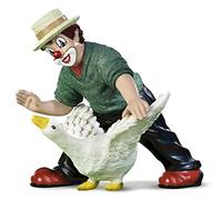 GILDE Clown Figurine décorative Clown Hans dans la Chance - Pièce de smmler Peinte à la Main - Hauteur : 10 cm - Multicolore - Décoration de Salon - Vitrine - Cadeau d'anniversaire