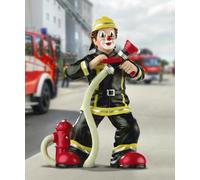 GILDE Clown Florian en résine - Figurine décorative et de Collection - Multicolore - Hauteur : 15 cm - Largeur : 11 cm - Profondeur : 7 cm