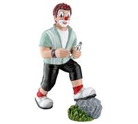 GILDE Clown Restez en Forme de Clown en résine - Figurine décorative à Collectionner - Multicolore - 15 cm de Haut, 7 cm de Large, 10 cm de Profondeur