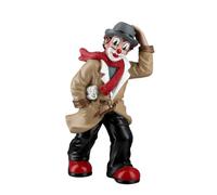 GILDE Clown Tempête en résine - Figurine décorative de Collection - 15 cm de Haut - Multicolore