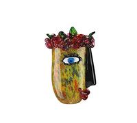GILDE GLAS art Vase à Fleurs - Décoration de Table - Cadeaux pour Femme - Verre coloré 31 cm