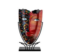 GILDE GLAS art Vase Design - Décoration de Salon - Cadeau pour Femme - Hauteur : 46 cm 7 - Multicolore. 1