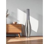 GILDE Grand Vase décoratif, de Sol, Taille XL, en céramique, Moderne, sur Pied, Hauteur : 73 cm, diamètre : 17 cm, idéal comme Cadeau pour Femme, fête des mères