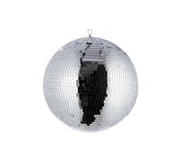 Gilde Hänger, Kugel, "Disco", Spiegelglas, Styropor, silberfarben, VE 1, H. 52 cm, D. 50 cm 21327